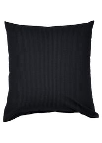 Janine , Kissenbezug »PIANO 0125 31 80x80« mit Reißverschluss , schwarz , Obermaterial: 100% Baumwolle , B/L: 80 cm x 80 cm