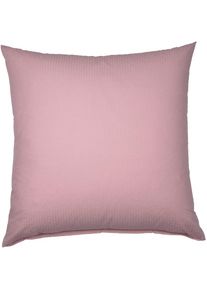 Janine , Kissenbezug &raquo;PIANO 0125 31 80x80&laquo; mit Rei&szlig;verschluss , ros&eacute; , Obermaterial: 100% Baumwolle , B/L: 80 cm x 80 cm