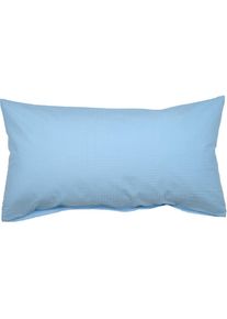 Janine , Kissenbezug »PIANO 0125 31 80x80« mit Reißverschluss , hellblau , Obermaterial: 100% Baumwolle , B/L: 80 cm x 40 cm