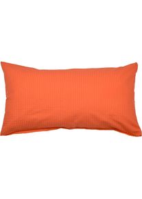 Janine , Kissenbezug »PIANO 0125 31 80x80« mit Reißverschluss , orange , Obermaterial: 100% Baumwolle , B/L: 80 cm x 40 cm
