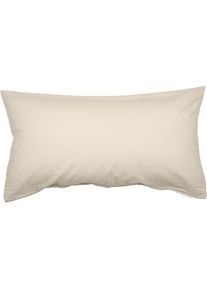 Janine , Kissenbezug »PIANO 0125 31 80x80« mit Reißverschluss , natural , Obermaterial: 100% Baumwolle , B/L: 80 cm x 40 cm