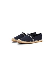 Tommy Hilfiger , Espadrille »FRINGE CANVAS CLOSED ESPADRILLE« , Halbschuh, Schlupfschuh, Sommerschuh mit ausgefransten Rand , dunkelblau , 40 , 40...