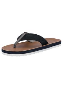 Rieker , Zehentrenner , Sommerschuh, Strandschuh, Badeschuh, Poolslide mit Zehensteg , nachtblau , 43 , 43 , Zehentrenner zum Schlupfen