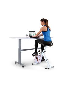 Capital Sports Azura Desk Bike, házi szobabicikli, otthoni edzőgép, szobakerékpár, lendkerék 7,5 kg, szíjmeghajtás