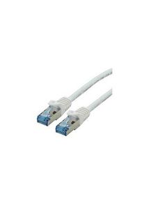 ROLINE ROLINE, 1m Cat6a, White RJ45 to Male RJ45 Male, S/FTP Shielded, Terminated LSZH Sheath - 21.15.2861
