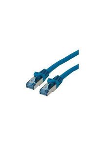 ROLINE ROLINE, 5m Cat6a, Blue RJ45 to Male RJ45 Male, S/FTP Shielded, Terminated LSZH Sheath - 21.15.2845
