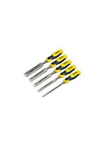 Stanley Stanley 5 Piece Carbon Steel Wood Chisel Set, 320mm Length, 6 mm, 10 mm, 15 mm, 20 mm, 25 mm Blade Width - 2-16-888