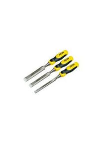 Stanley Stanley 3 Piece Carbon Steel Wood Chisel Set, 330mm Length, 10 mm, 15 mm, 20 mm Blade Width - 2-16-887