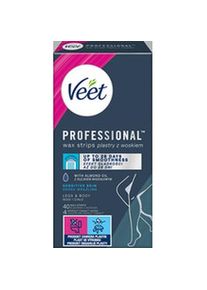 Veet, Wachs + Enthaarungscreme, Easy-Gelwax wax patches for body hair removal 40pcs (40 ml, 130 g)