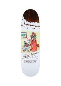 Anti Hero Cardiel Flatulent Beauties 9.18" Skateboard Deck white