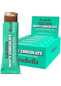 Barebells Soft Protein Bar, 12 x 55 g Riegel, Minty Chocolate