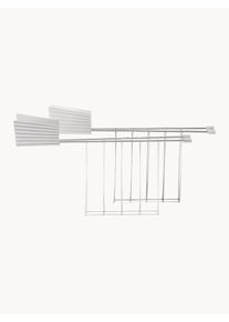 Alessi Toaster Racks Plissé, Set of 2 White Plastic B 32 x D 4 cm