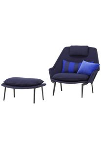 Slow Chair & Ottoman Fauteuil en tissu Vitra