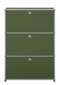 USM Haller &eacute;tag&egrave;re &ndash; QUICK SHIP Vert olive