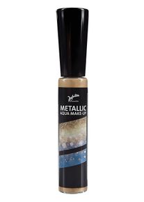 maskworld Metallisches Glitzer-Make-up gold