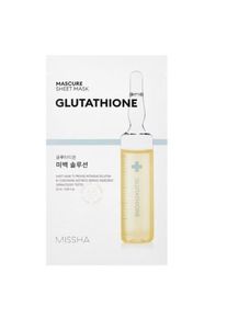 Missha - Missha Whitening Solution Sheet Mask (Glutathione) Fátyolmaszkok 28 ml