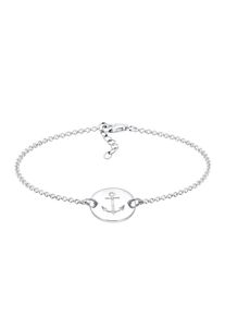 Elli - braccialetto targhetta con ancora stile geometrico in argento sterling 925 Bracciali e Braccialetti 1 pieces female