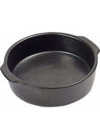 Serax Ofenform rund PURE, Auflaufform, Schwarz