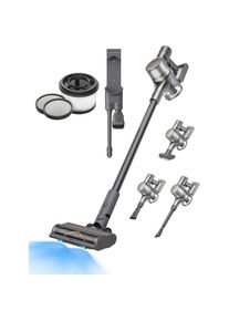 DREAME Wiederaufladbarer Besen 190AW 3 Modi der, Staubsauger, Grau