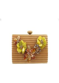 Sanetti Inspirations, Tasche, Exquisit gestaltete und handgefertigte Echtleder-Clutches mit Kristallbesatz