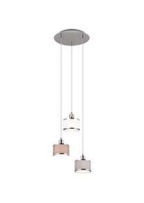 Trio, Pendelleuchte, Kaprun - Hanglampe - Chrom - exkl. (E14)