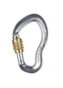 AustriAlpin Micro Screw Screwgate carabiner (One Size, grey)