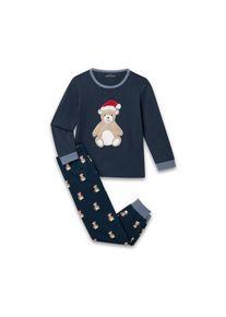 Tchibo - Kinder-Pyjama - Unisex - Gr. 110/116 - dunkelblau