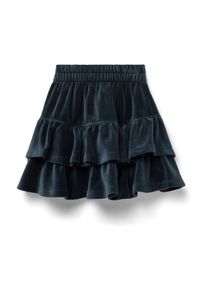 Tchibo - Kinder-Soft-Velvet-Stufenrock - M&auml;dchen - Gr. 110/116 - dunkelblau