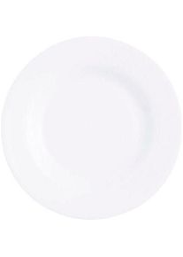 Arcoroc Geschirr-Set Intensity White 6 Stück Glas, Teller, Weiss