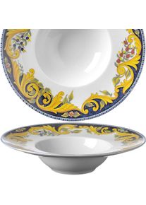 Hendi Piatto per Pasta Barocco Speciale, Teller, Weiss