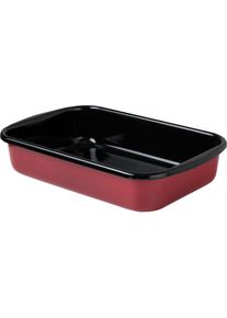 Riess Bratpfanne 35/23/7,5cm, Auflaufform, Rot