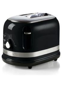 Ariete Moderna Broodrooster 0149/12 (00C014912AR0), Toaster, Schwarz