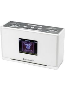 Soundmaster UR240WE (DAB+), Radio, Weiss, Silber