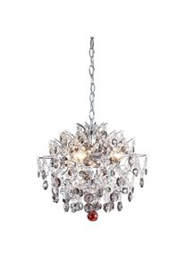 Markslöjd Markslöjd, Pendelleuchte, HIDDEN GEM Chandelier 3L Chrome/Clear/Smoke
