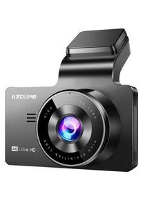 AZDome M63 True 4K 2CH 64gb Wifi GPS dashcam voor auto (GPS-Empfänger), Dashcam, Schwarz