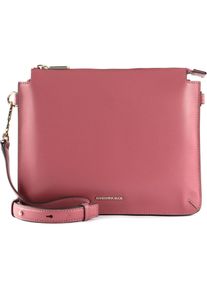Mandarina Duck, Handtasche, Platte Clutch im minimalistischen Look mit einzigartigem Fach und verstellbarer Schulterschlaufe, Rosa