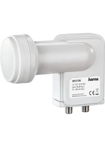 Hama Universal-Twin-LNB (Single LNB), LNB, Weiss