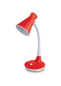 Esperanca Esperanza, Tischlampe, Tischleuchte ELD115R Schreibtischlampe e27 rotes Diadem (E27)