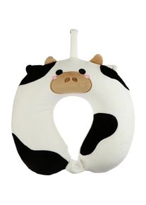 Puckator, Reisezubehör, Relaxeazzz Plüsch Kuh Plüsch Memory Schaumstoff Reisekissen