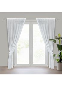 ArtFir Záclona ALEXA P | biela 140 x 270 cm