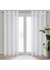 ArtFir Záclona AIDEN K | biela 140 x 250 cm