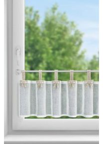 ArtFir Krátka záclona MELISA PU | biela 150 x 30 cm