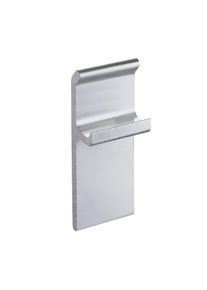 1 Profielopener voor veiligheidskliklijst 19 mm, metaal, zilver