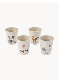 Liewood Detské poháre Lana, 4 ks Farebná, Žltá, Biela Umelé vlákno, Látka Ø 8 cm, V 9 cm