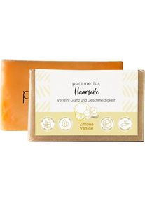 puremetics Natural soaps Citroen vanille haarzeep Haarzeep Dames 75 g