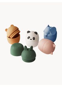 Liewood Bath Toys Gaby, Set of 5 Colorful Plastic Ø 6 x H 9 cm
