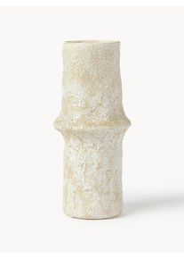 Botané Ceramic Vase Earth, H 25 cm White Ceramic Ø 12 x H 25 cm