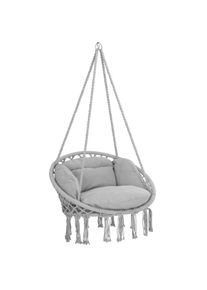 Detex Hangstoel Lichtgrijs 80x60x140cm