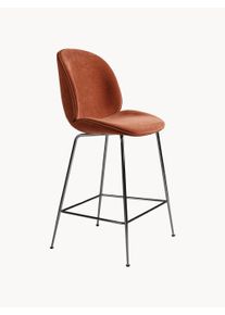 Gubi Krzesło barowe Beetle Czerwony S 54 x W 108 cm