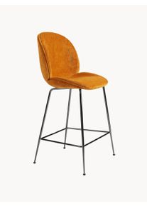 Gubi Krzesło barowe Beetle Pomarańczowy S 54 x W 108 cm